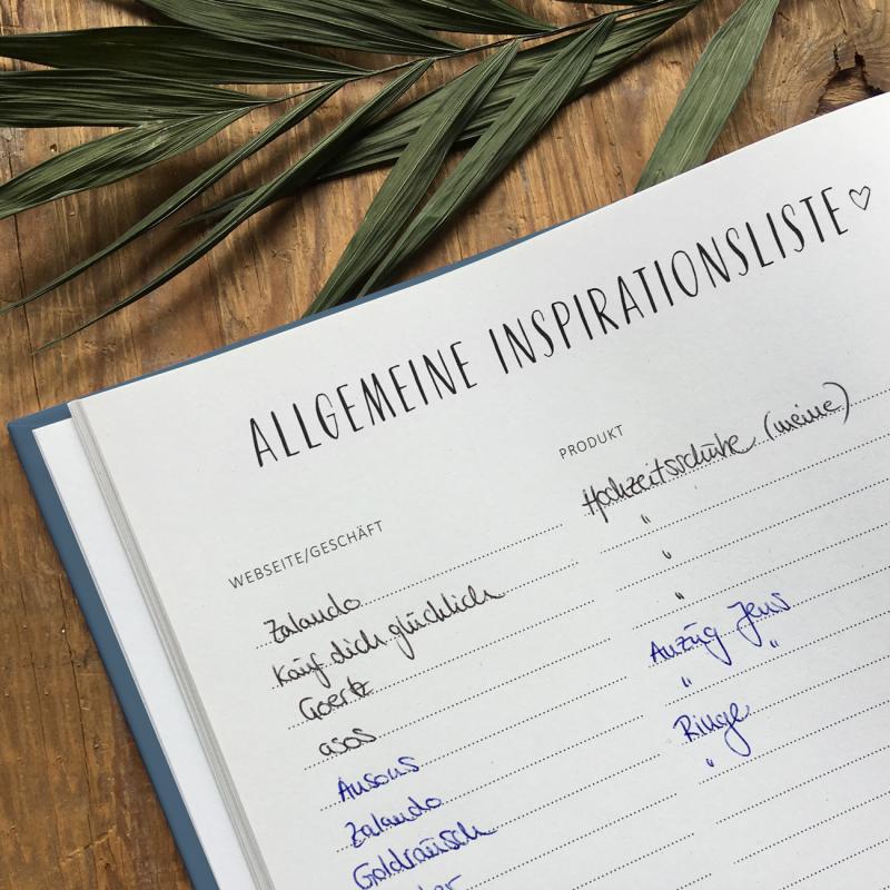 Hochzeitsplaner mit Zeitplan und Checklisten